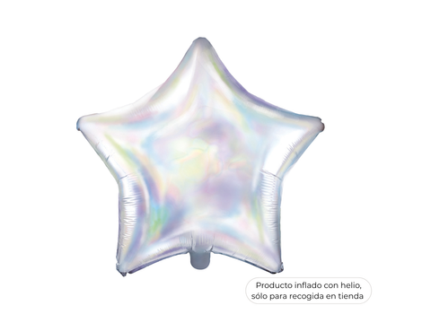 Globo de Foil Estrella con Helio 48 cm
