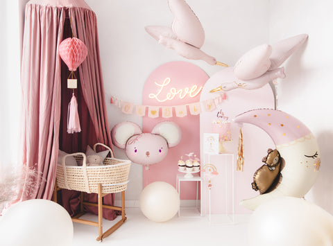 🎈 Globo de Foil Osito en la Luna – 80 x 98 cm