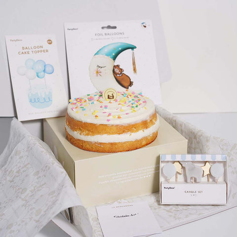 Pack regalo Bienvenido/a a casa con tarta | La Merendona