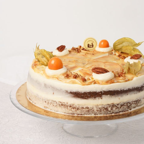 Tarta de calabaza, queso y caramelo salado. Espectacular tarta de otoño 🎃!