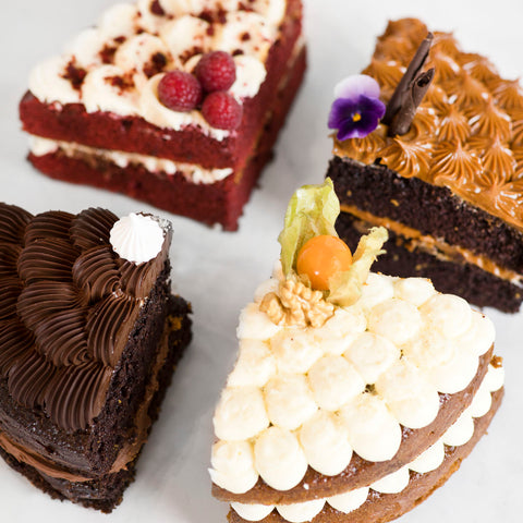 Tarta de cuatro sabores. Una excelente tarta de cumpleaños! 🍫🥕🥛❤️