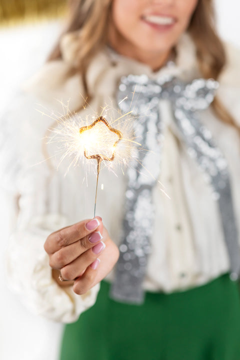 Velas Bengala Estrella Oro ( Pack 2 Unidades – 16,5 cm)