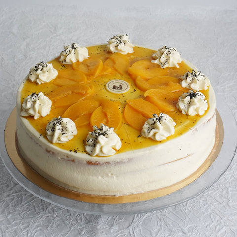 Tarta Valentina. De melocotón y maracuya frutal y deliciosa!